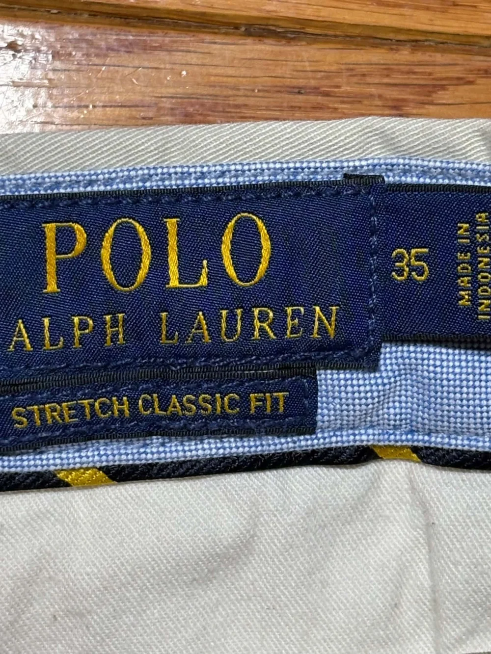 Polo Ralph Lauren Stretch Cotton Twill Chino Shorts Classic Mens Sz 35 Lot Of 2